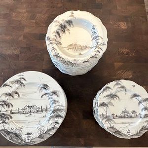 Juliska Country Estate Dinnerware Set of 36 - Flint Grey